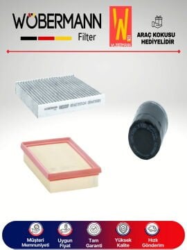 Wöbermann Toyota Corolla 1.6 Vvti Filtre Bakım Seti 2019-2023 3KP