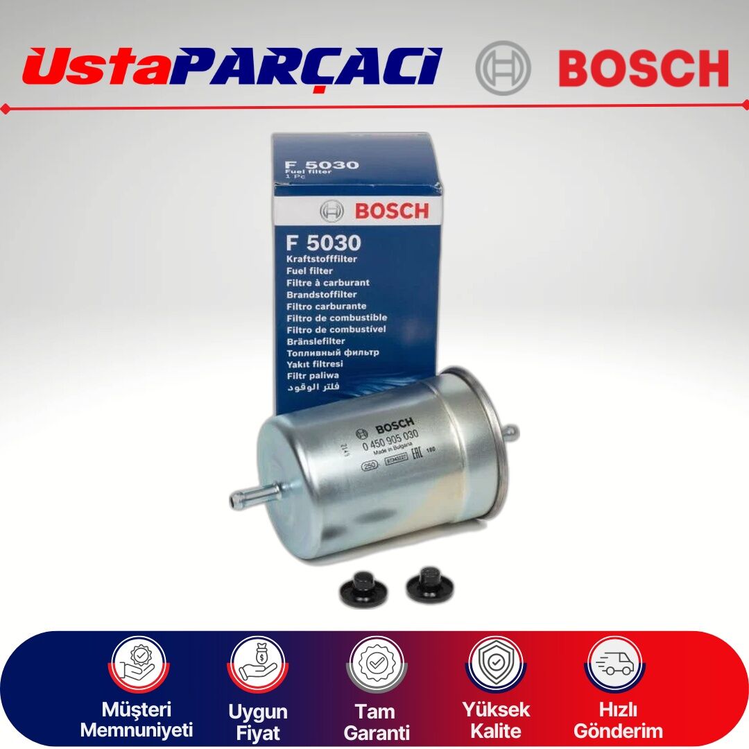 Bosch Audi A4 B5 1.6 Benzinli Yakıt Filtresi 1996-2001 0450905030 12682313