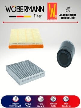 Wöbermann Toyota Yaris 1.0 Benzin Filtre Bakım Seti 2007-2013 3KP