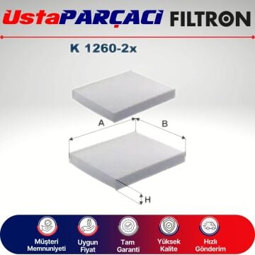 BMW 7 Serisi F01 Standart Polen Filtresi 2008-2015 K1260-2X
