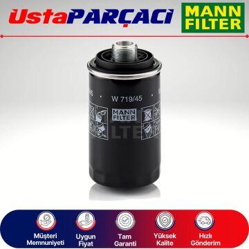 Mann-Filter Audi A4 (B8) 2.0 Tfsi 211HP Benzinli Yağ Filtresi 2009-2012 W719/45 06H115403