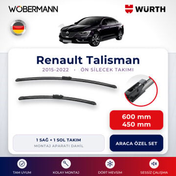 Wöbermann + Würth Renault Talisman Muz Silecek Takımı 2015-2022