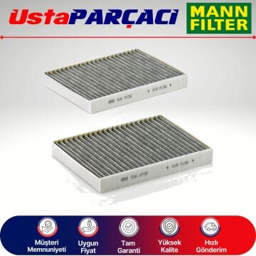 Mann-Filter BMW 5 Serisi E39 Karbonlu Polen Filtresi 1996-2004 CUK2736-2 64110008138