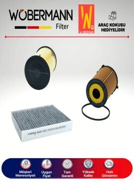 Wöbermann Volvo S40 1.6 D2 E5 Filtre Bakım Seti 2010-2012 3KP