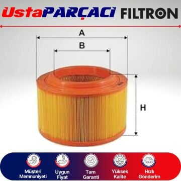 Filtron Ford Ranger 3.2 Tdci Hava Filtresi 2012-2019 AR307/3 AB399601AB