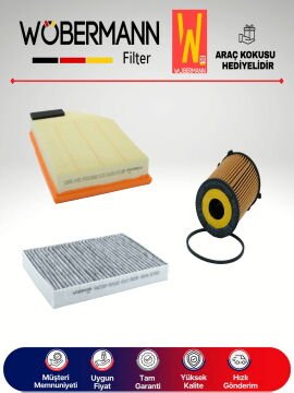 Wöbermann Volvo S60 1.6 Dizel Filtre Bakım Seti 2011-2015 3KP