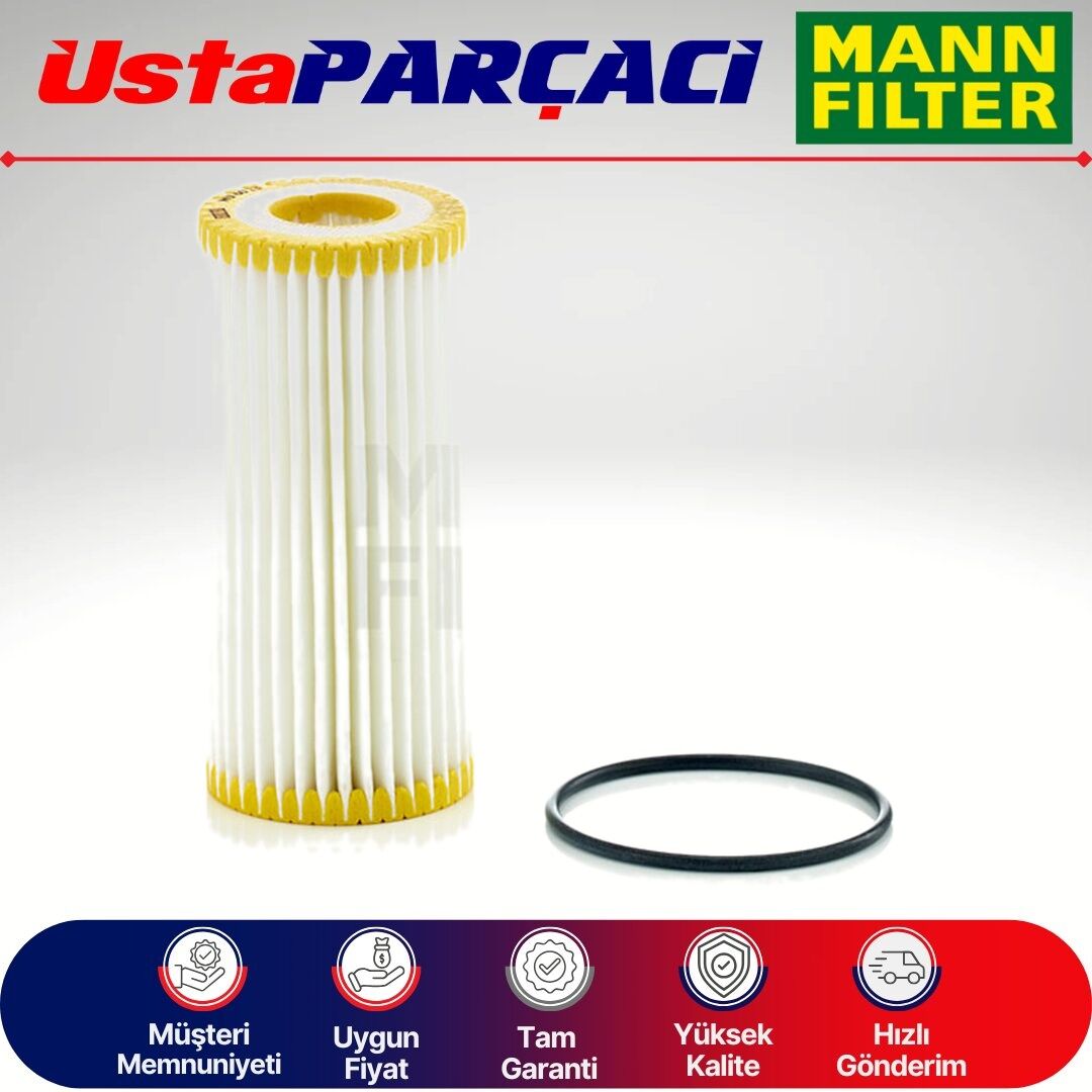 Mann-Filter Audi A6 (C7) 2.0 Tfsi Benzinli Yağ Filtresi 2017-2018 HU6013Z 06L115562