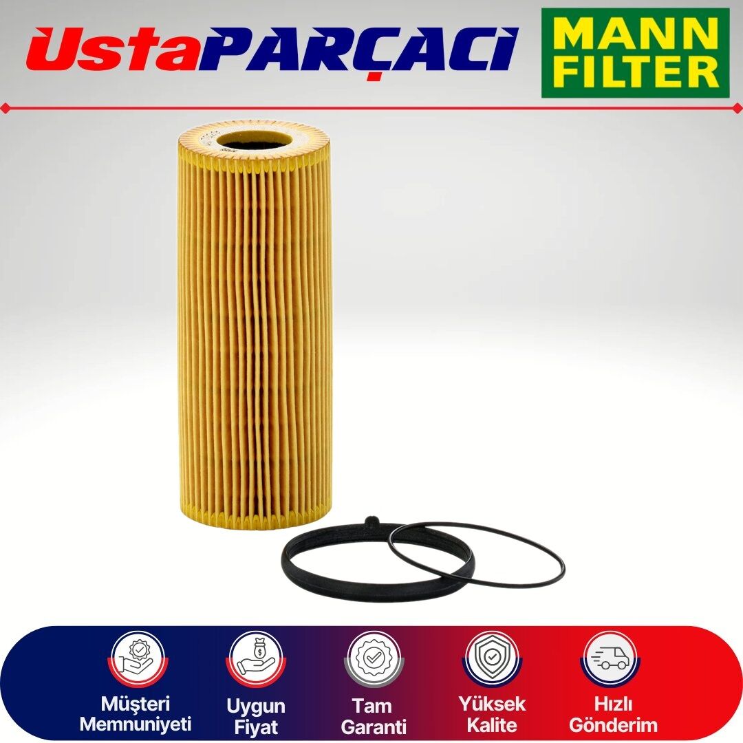 Mann-Filter Audi A6 (C7) 3.0 Tfsi Benzinli Yağ Filtresi 2011-2014 HU7029Z 06E115562