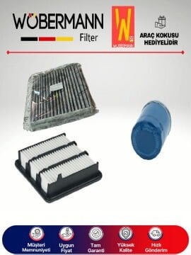 Wöbermann Honda Civic XI FL 1.5 VTEC Turbo Eco Filtre Bakım Seti 2022-2025 3KP
