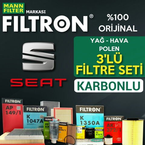 Filtron VW Passat 1.6 Tdi Filtre Bakım Seti 2011-2014 3KP CAY