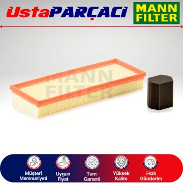 Mann-Filter Citroen C3 1.2 Puretech 110HP Benzinli Hava Filtresi 2019-2024 C36007KIT 9805552080
