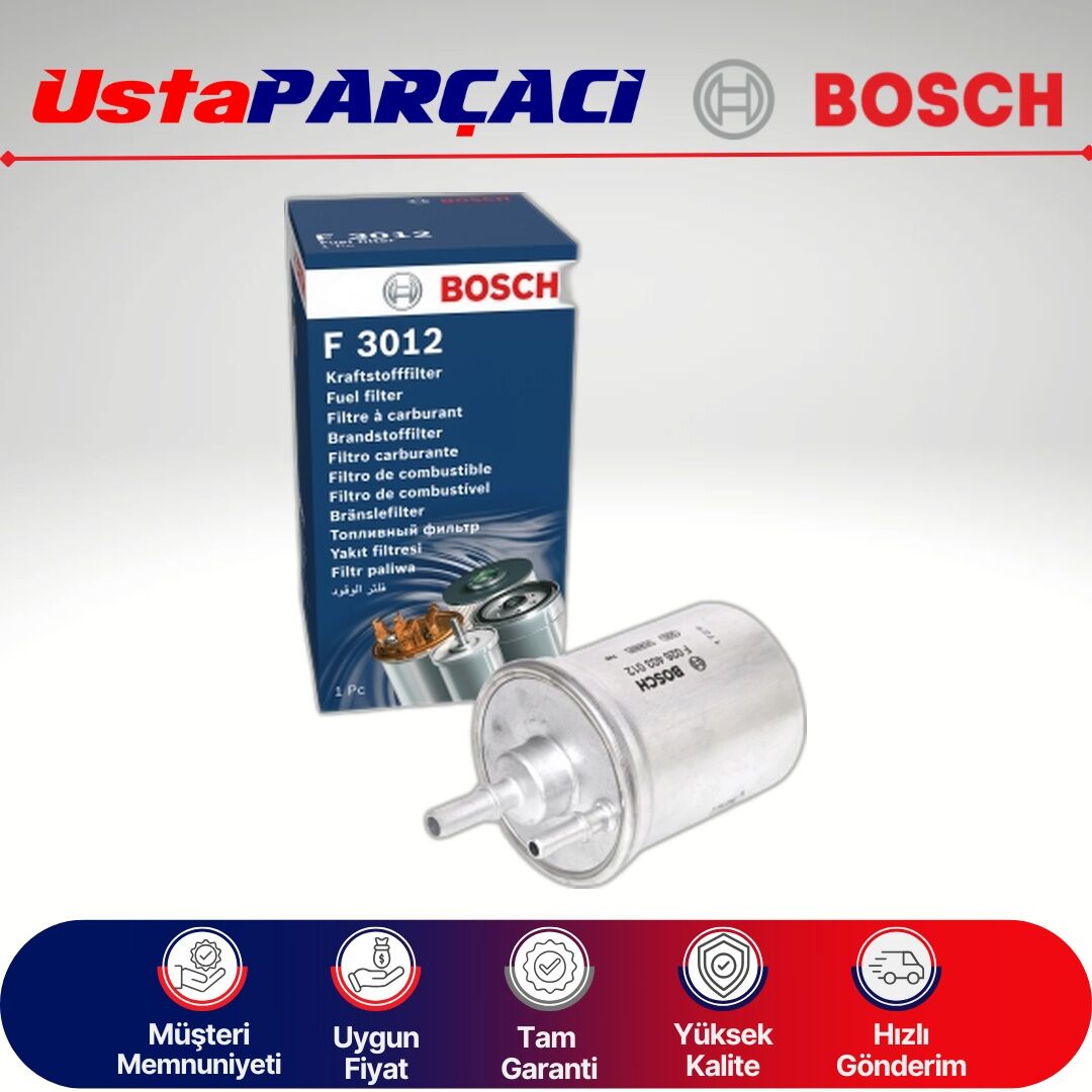 Bosch Audi A6 C6 2.0 Tfsi Yakıt Filtresi 2005-2011 F026403012 4F0201511C