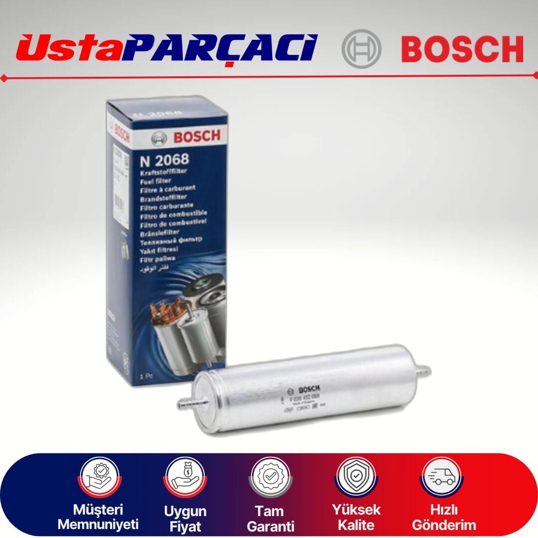 Bosch Audi Q5 2.0 Tdi 170HP Yakıt Filtresi 2009-2012 F026402068 8K0127400