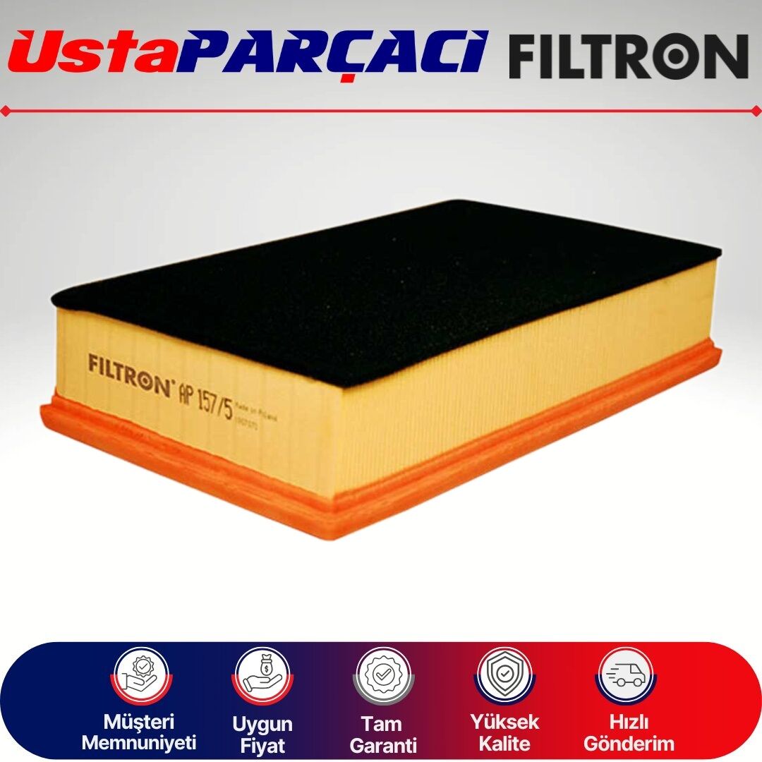 Filtron VW Transporter T5 1.9 Tdi Dizel Hava Filtresi 2004-2012 Süngerli AP157/5 7E0129620A