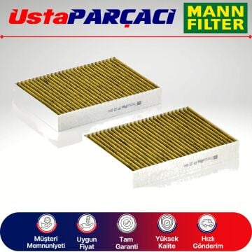Mann-Filter BMW 6 Serisi GT G32 Anti-Alerjen Karbonlu Polen Filtresi 2017-2024 FP23014-2 64116996200