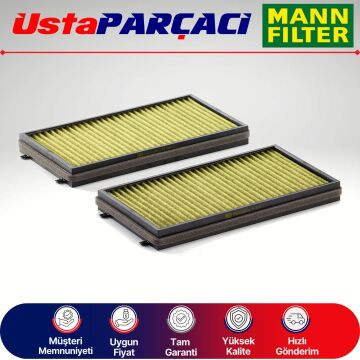 Mann-Filter BMW 7 Serisi E65 Anti-Alerjen Karbonlu Polen Filtresi 2002-2010 FP3124-2 64116921018