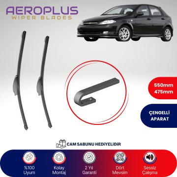 Aeroplus Chevrolet Lacetti 2005-2013 Muz Silecek Takımı