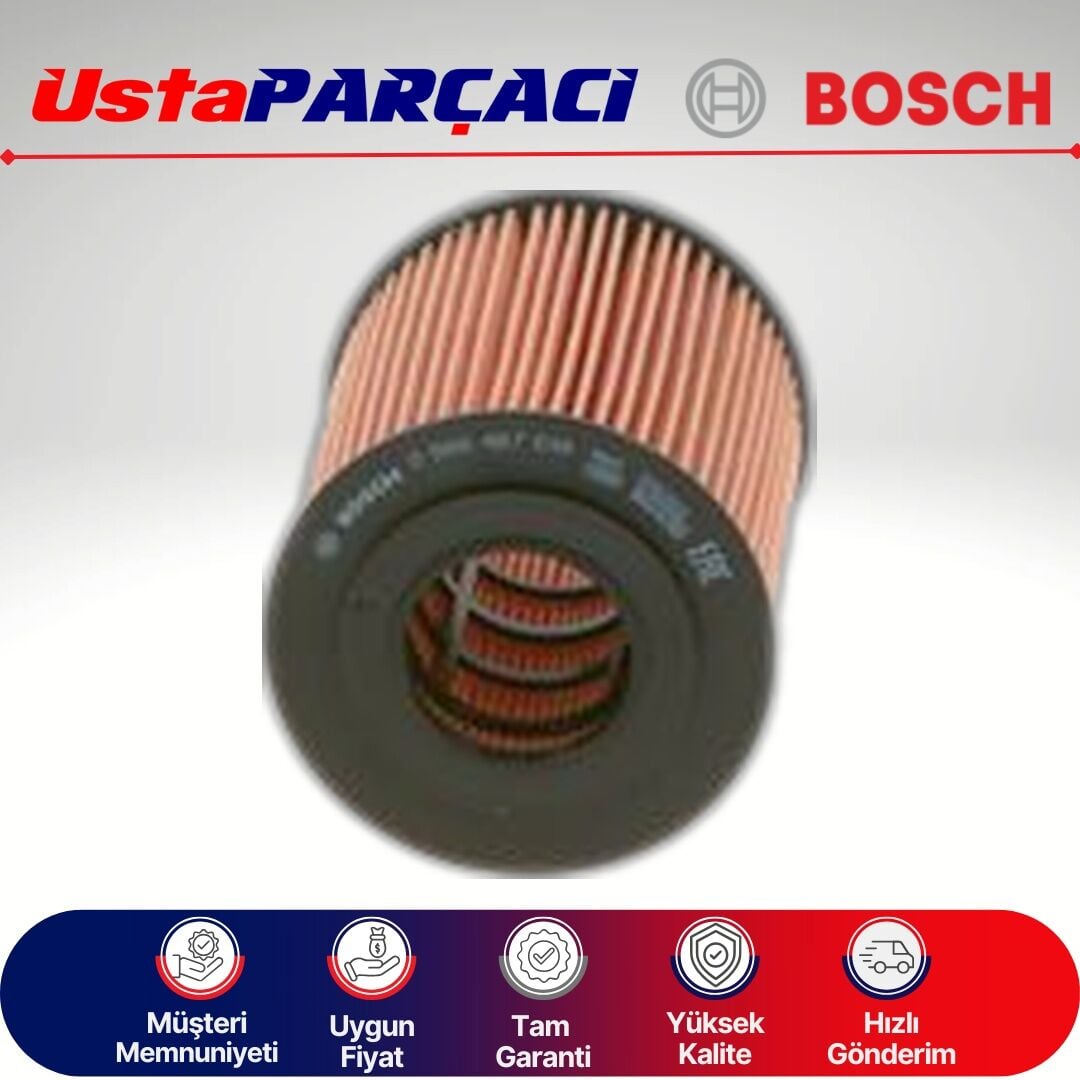 Bosch Bmw 1 Serisi E87 1 16İ Benzinli Yağ Filtresi 2004-2007 09864B7018 PM018 11427508969