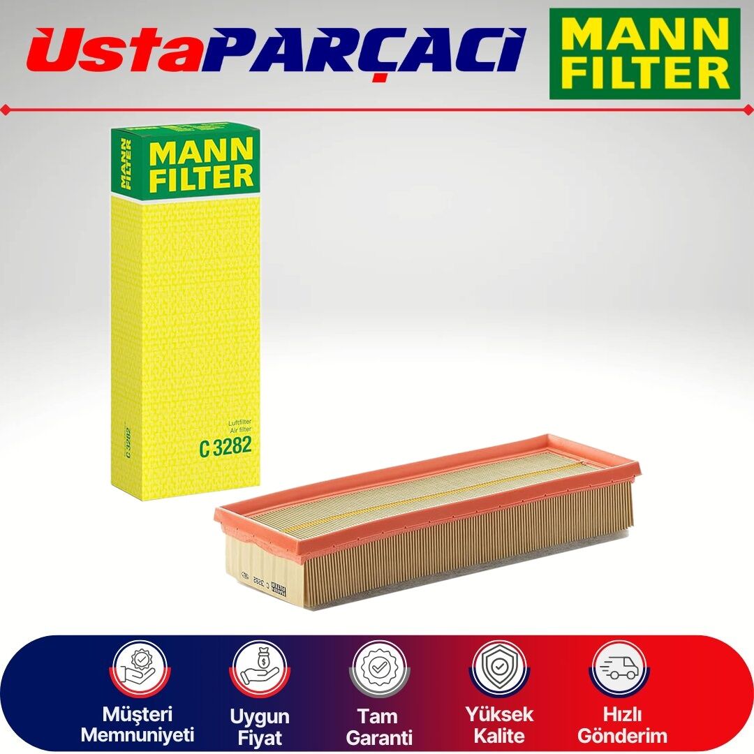 Mann-Filter Citroen C3 1.6 Hdi Euro5 Dizel Hava Filtresi 2010-2011 C3282 1444TJ