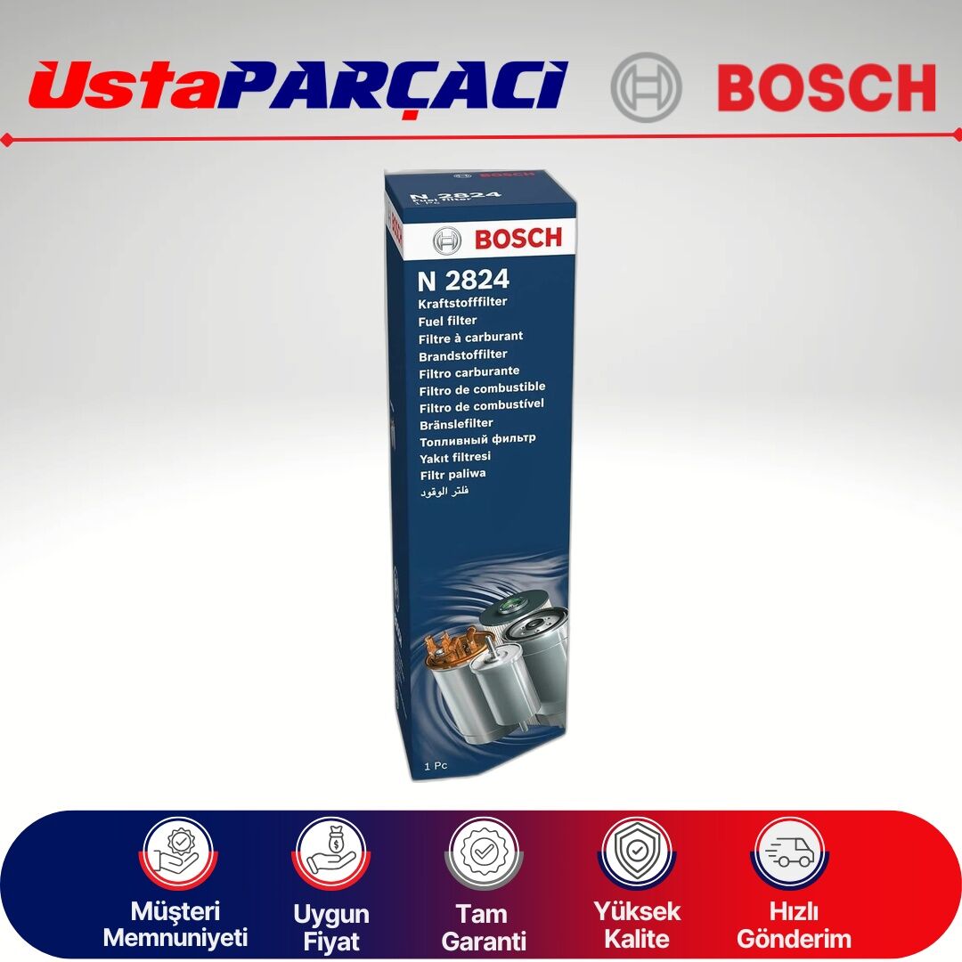 Bosch Bmw 1 Serisi F20 1 16D Dizel Yakıt Filtresi 2012-2014 F026402824 13328511053