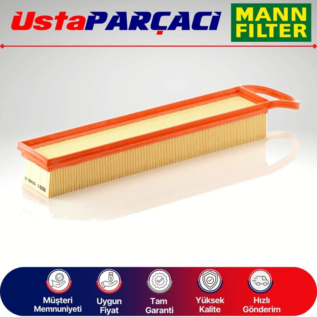 Mann-Filter Citroen C3 1.6 Vti Benzinli Hava Filtresi 2010-2013 C5082/2 13717534825