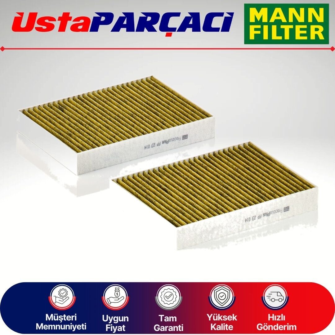 Mann-Filter BMW 7 Serisi G11 Anti-Alerjen Karbonlu Polen Filtresi 2015-2022 FP23014-2 64116996200