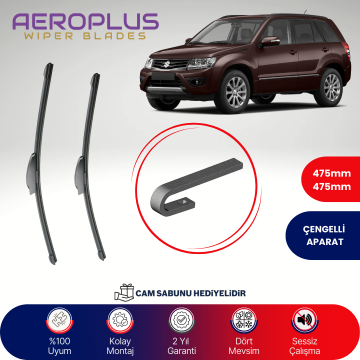 Aeroplus Suzuki Grand Vitara 2005-2018 Muz Silecek Takımı
