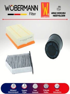 Wöbermann VW Jetta 1.2 Tsi Filtre Bakım Seti 2011-2015 3KP CBZ-CAX-CMS
