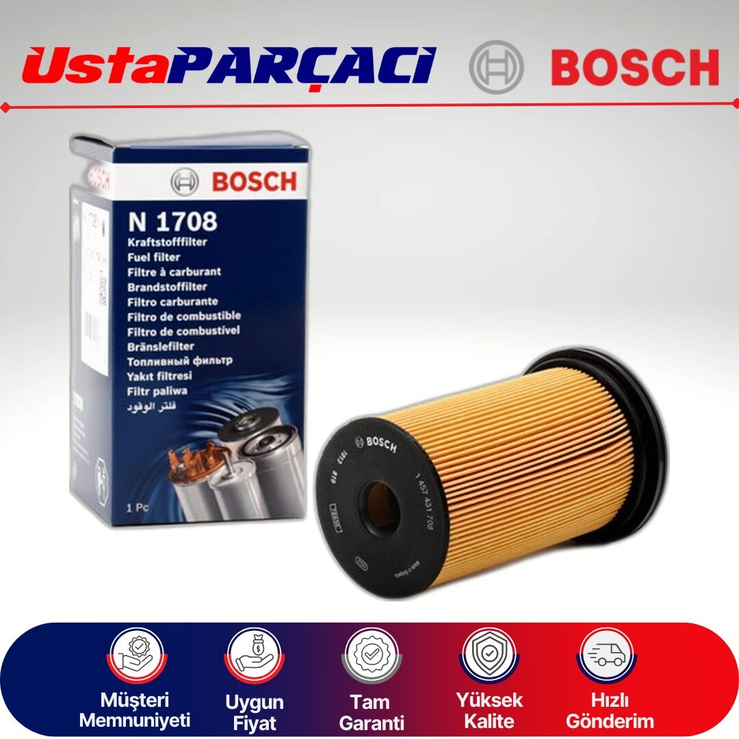 Bosch Bmw 3 Serisi E46 3 20D 136HP Dizel Yakıt Filtresi 1998-2002 1457431708 13322246881