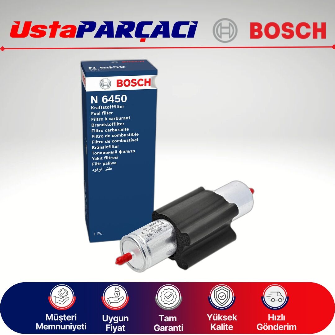 Bosch Bmw 3 Serisi E46 3 30D 204HP Dizel Yakıt Filtresi 2003-2005 0450906450 13327787476