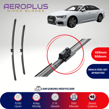 Aeroplus Audi A6 2018-2024 Muz Silecek Takımı