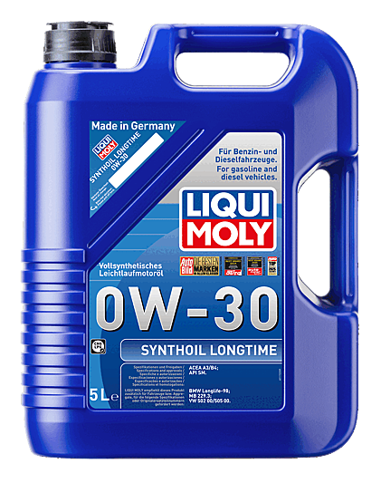 Liqui Moly Synthoil Longtime 0W-30 Motor Yağı 5 Litre 8977 BMW MB VW