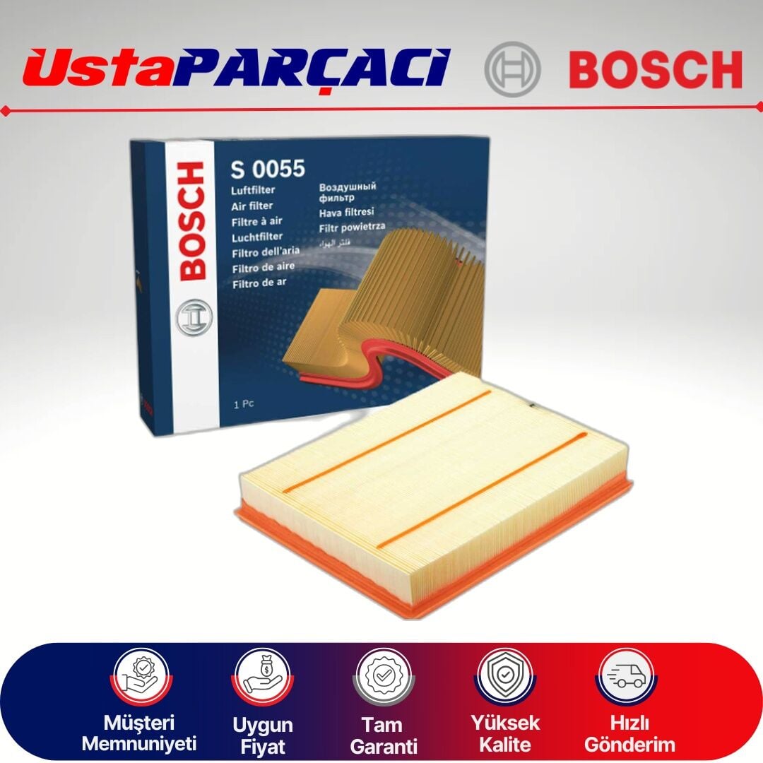 Bosch Hava Filtresi F026400055 S0055 2E0129620B