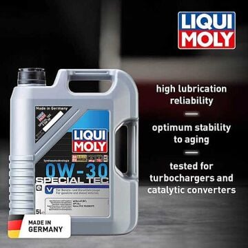 Liqui Moly Special Tec V 0W-30 Motor Yağı 5 Litre 2853 Volvo