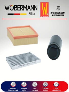 Wöbermann VW Passat 1.6 Benzin Filtre Bakım Seti 2001-2005 3KP ALZ