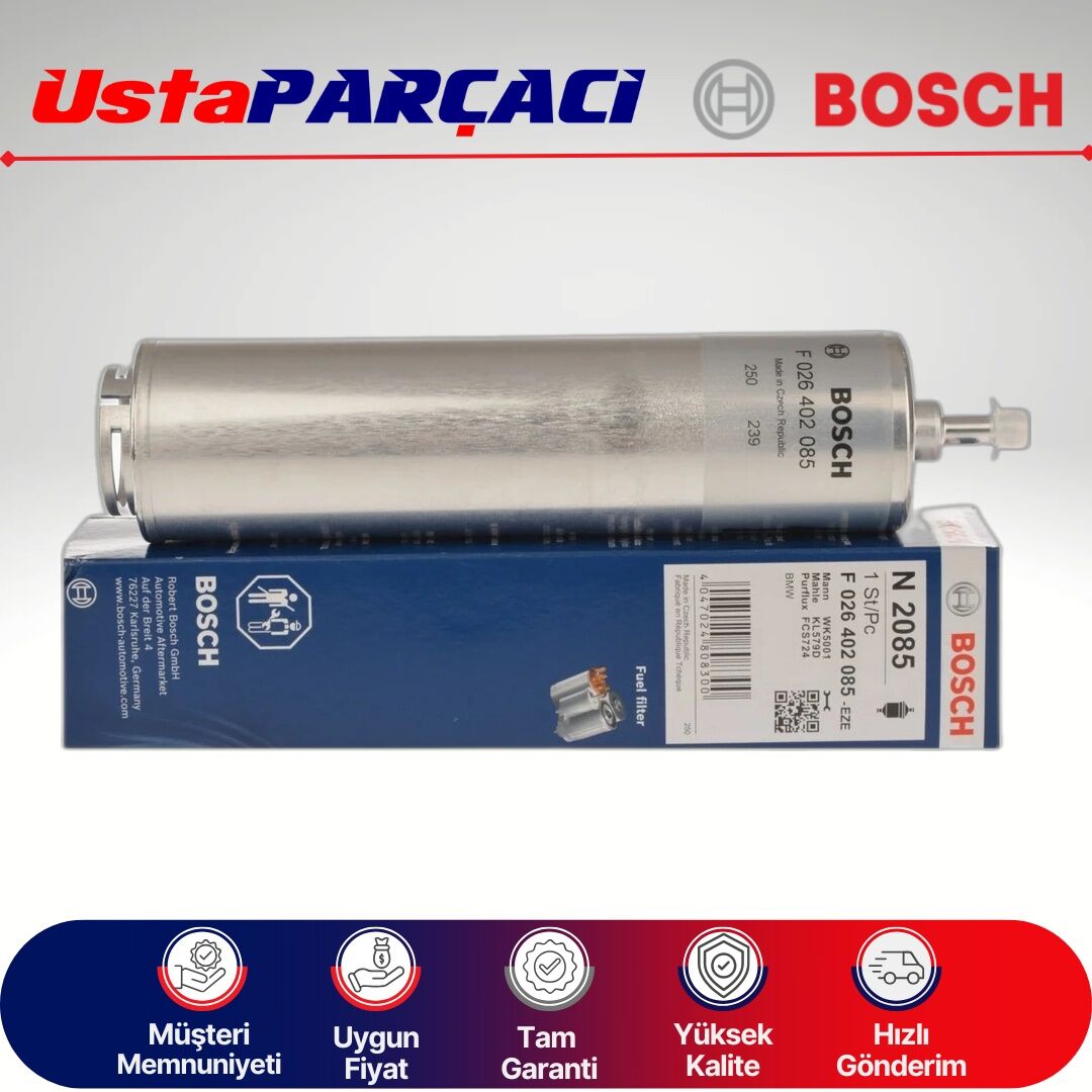 Bosch Bmw 3 Serisi E90 3 35D Dizel Yakıt Filtresi 2007-2010 F026402085 13327788700