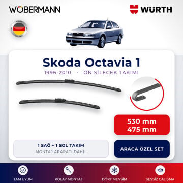Wöbermann + Würth Skoda Octavia 1 Muz Silecek Takımı 1996-2010