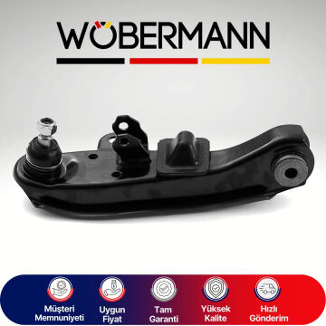 Wöbermann Hyundai H100 2.5L D4Ba 4D55 4D56 Panelvan 1994-2005 / Mitsubishi L300 2.5L 4D55 4D56 Panelvan 1986-2004 Salıncak Alt Sol Rotilli 5451043150