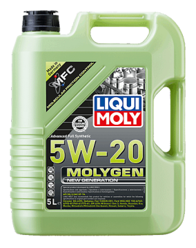 Liqui Moly Molygen New Gener­a­tion 5W-20 Motor Yağı 5 Litre 8540 GM dexos1 Gen 3 Honda Toyota Hyundai Kia Nissan