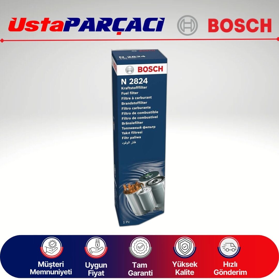 Bosch Bmw 3 Serisi F30 3 20D N47 Dizel Yakıt Filtresi 2012-2018 F026402824 13328511053