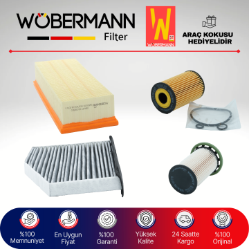 Wöbermann VW Passat 1.6 Tdi Filtre Bakım Seti 2011-2014 4KP CAY