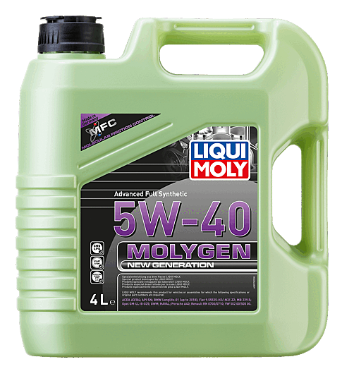 Liqui Moly Molygen New Generation 5W-40 Motor Yağı 4 Litre 8578 BMW Fiat MB VW Renault
