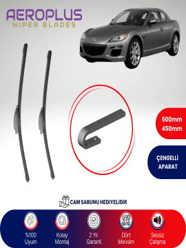 Aeroplus Mazda RX-8 2003-2012 Muz Silecek Takımı