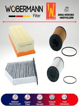 Wöbermann VW Passat 2.0 Tdi Filtre Bakım Seti 2005-2011 4KP BKP-BMP-CBA-CFF-BMA-CBA-BMR-CBB-CFG-BVD-BVE-CBD-BWV