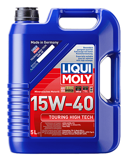Liqui Moly Touring High Tech 15W-40 Motor Yağı 5 Litre 1862 Volvo Allison Caterpillar MACK MAN MB PSA