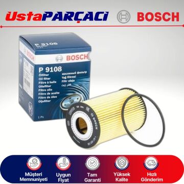 Bosch Bmw 3 Serisi E46 3 18İ 118Hp Benzinli Yağ Filtresi 1998-2002 1457429108 P9108 11421743398