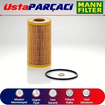 Mann-Filter Bmw 3 Serisi E46 3.20D 136HP Dizel Yağ Filtresi 1998-2002 HU718/1Z 11422247018