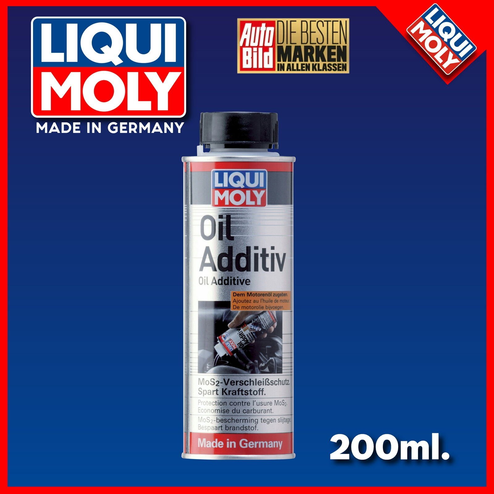 Liqui Moly Oil Additiv MOS2 li Yağ Katkısı 200ml. 1012