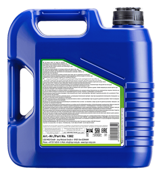 Liqui Moly Leichtlauf HC7 5W-40 Motor Yağı 4 Litre 1382 BMW MB VW Opel Renault