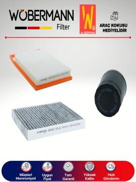Wöbermann VW Polo 1.4 Tdi Filtre Bakım Seti 2014-2017 3KP CUS-CYZ-CUT